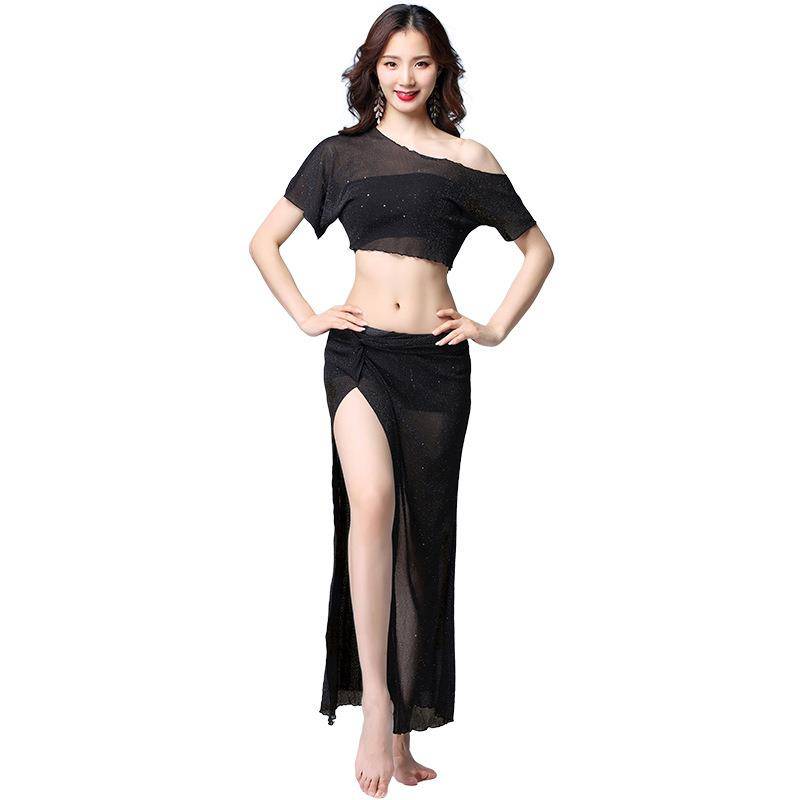 Huayu Dance Belly Dance Summer Sexy Gargam Skirt Set Fairy Oriental Dance Services Beginner Clothing