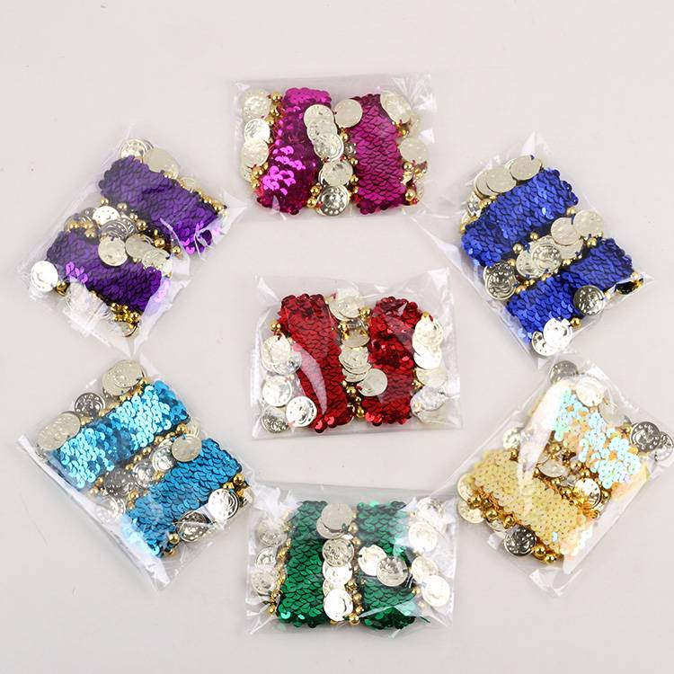 Special offer with boutique belly dance hand ring bracelet dance jewelry accessories Indian dance hand -made sequin fashion bracelet