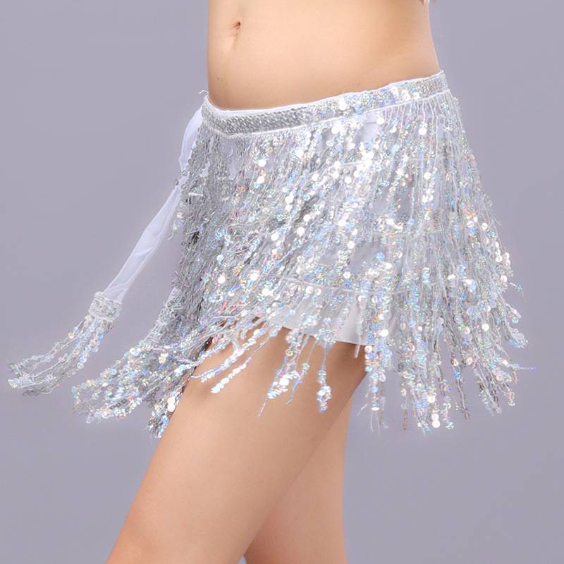 Belly dance waist chain new Liusu hip scarf dance clothing waist sealing fart curtain stage performance grass skirt dance oriental dance waist scarf