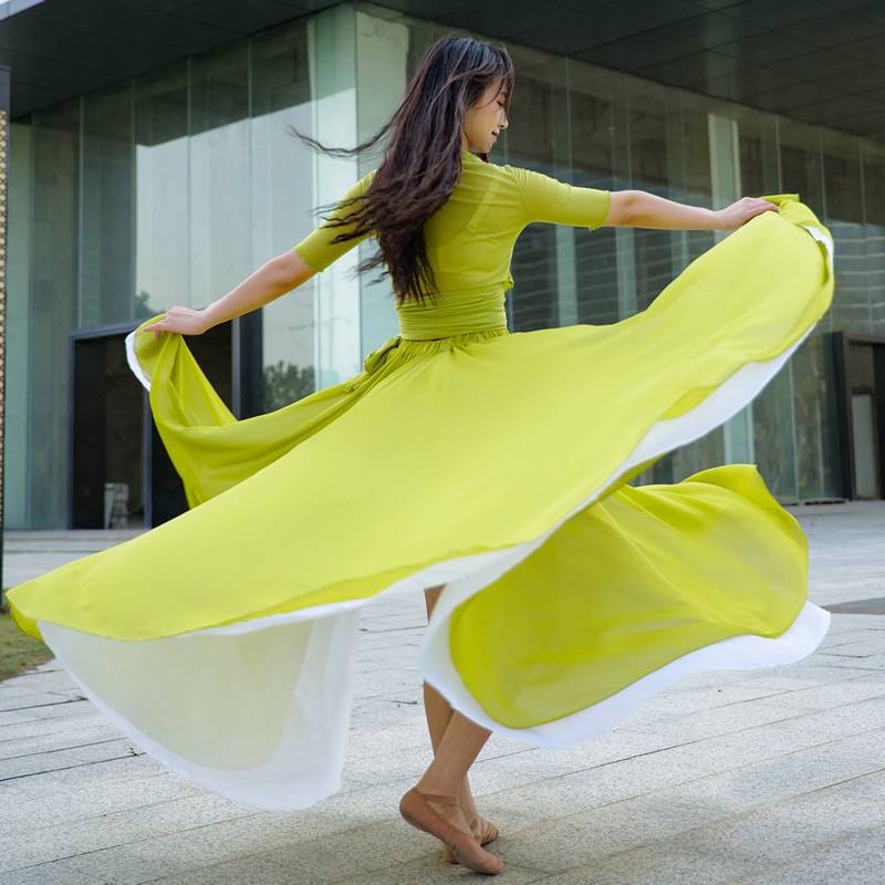 New belly dance exercises 2022 Elegant temperament Oriental dance modern dance fusion style dance fairy skirt