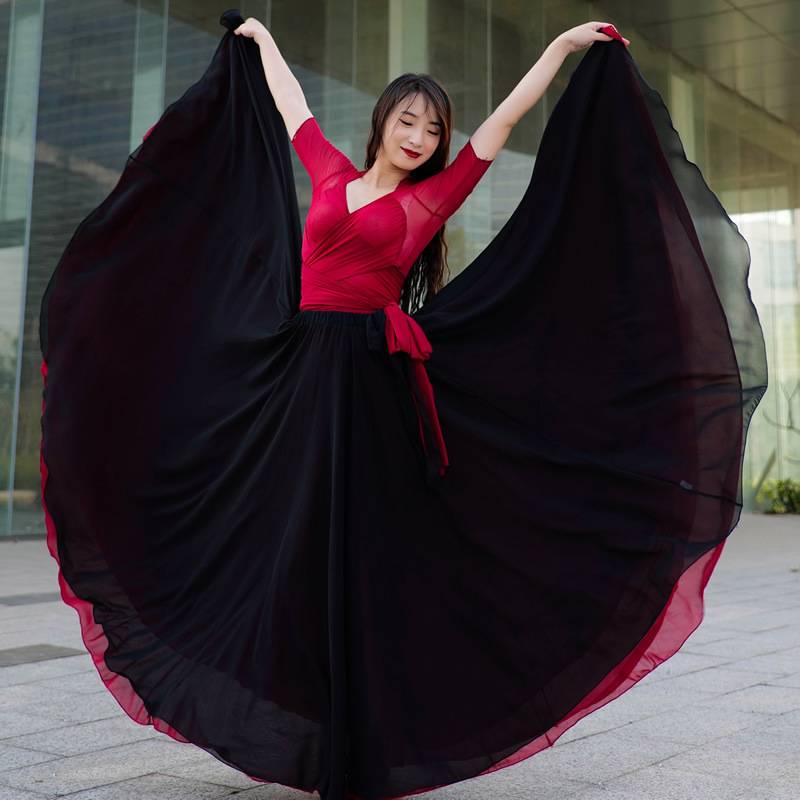 New belly dance exercises 2022 Elegant temperament Oriental dance modern dance fusion style dance fairy skirt