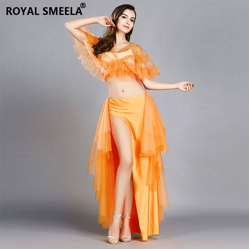 Belly dance exercise service 2022 new set mesh mesh winter female beginner Oriental dance dance sexy exercise service