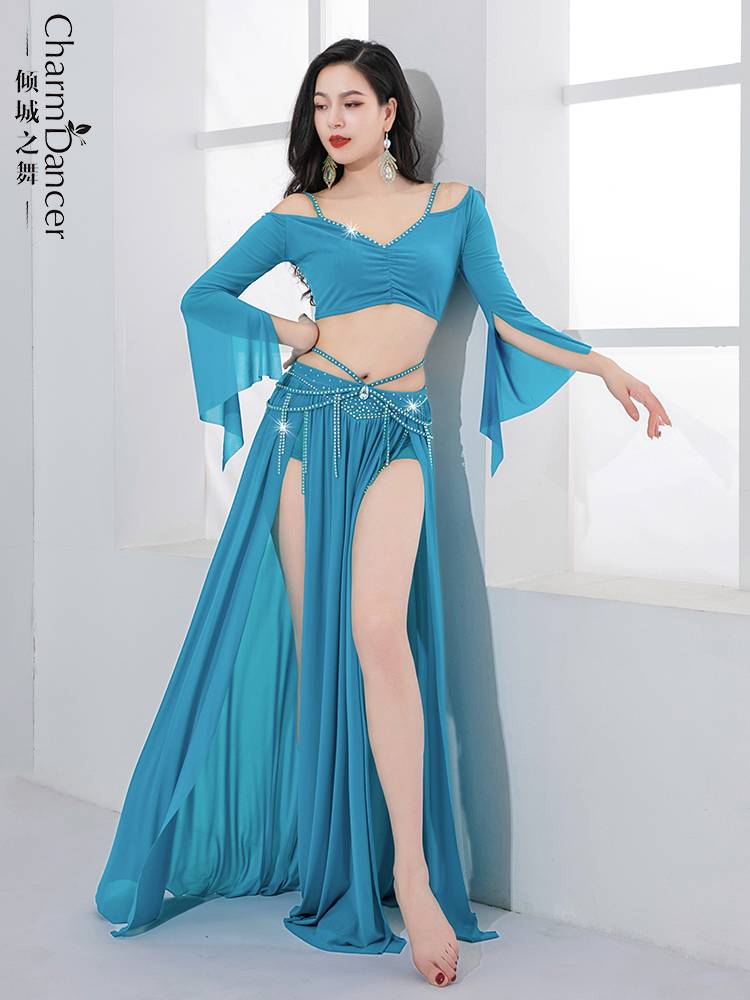Qingcheng Dance Belly Dance Clothing 2024 New Simple and Permanent Net Said Performance Performance Performance Team Server