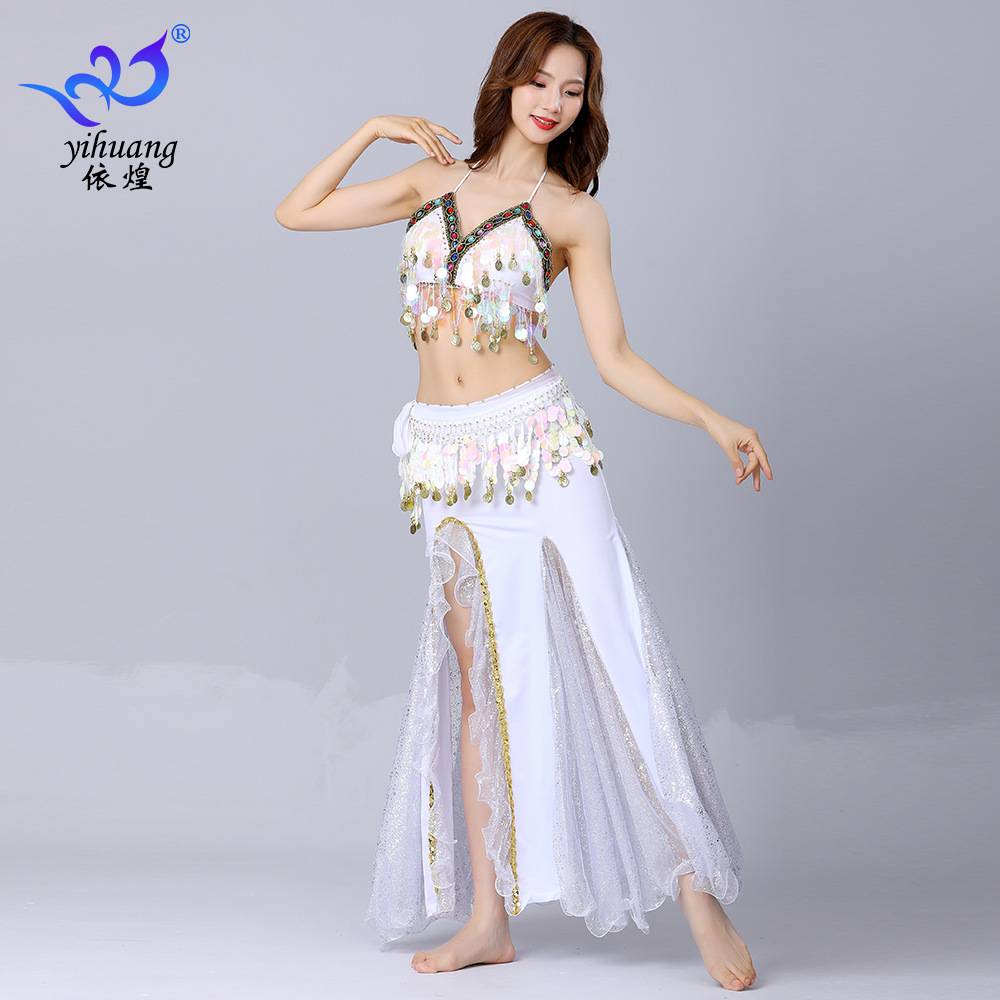 Belly Dance Set 2024 New Xinjiang Egypt's Indian Dance Services high -end performance dress skirt female practice clothing