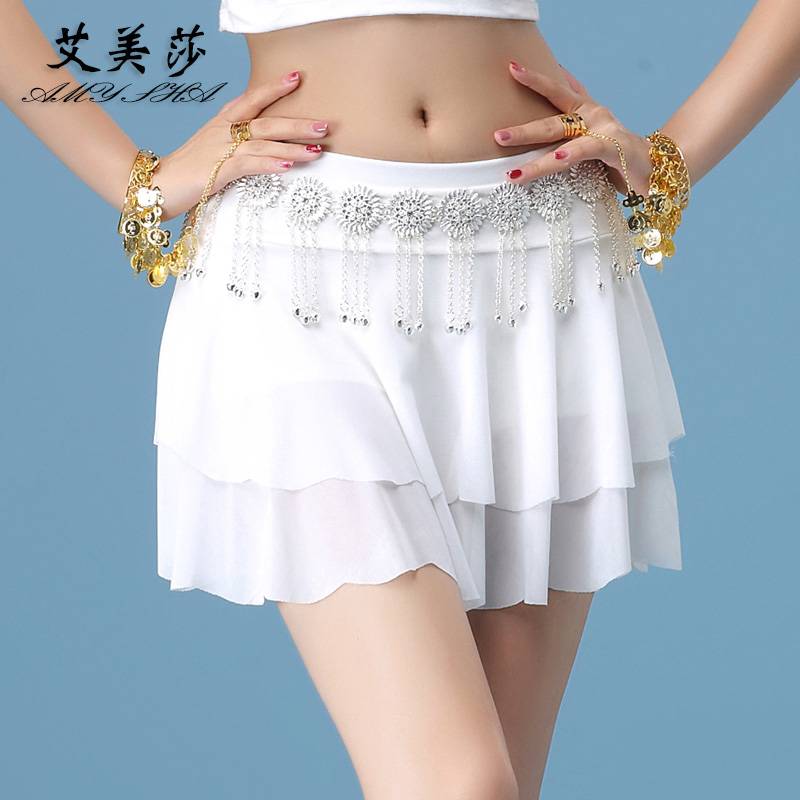 Belly dance skirt under the skirt 2024 new practice clothing women's short skirt sexy lower body skirt clearance