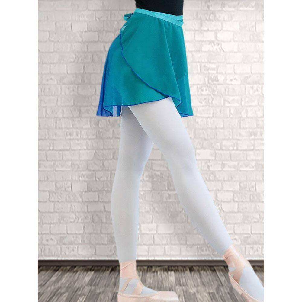 Ballet mini skirt adult belly dance a skirt dance dance skirt covered hip skirt small skirt gradient gauze skirt