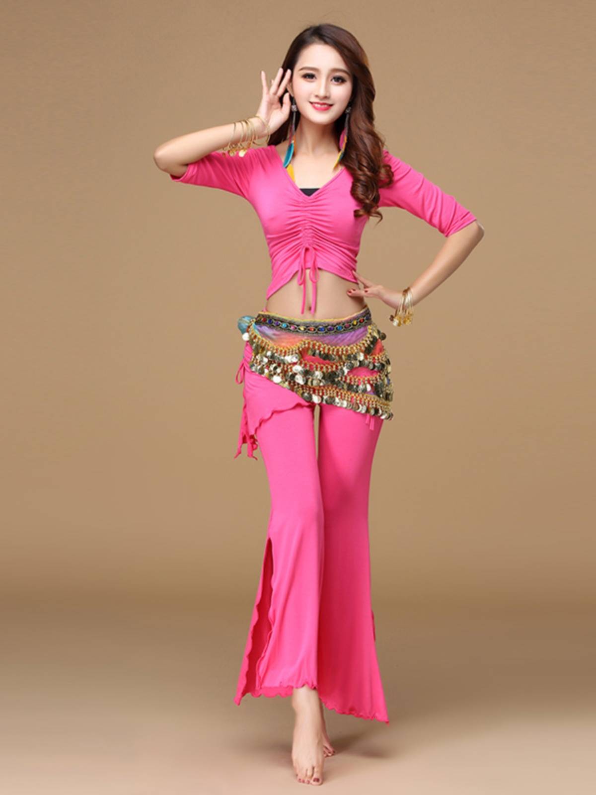Belly dance dance practice suit suit