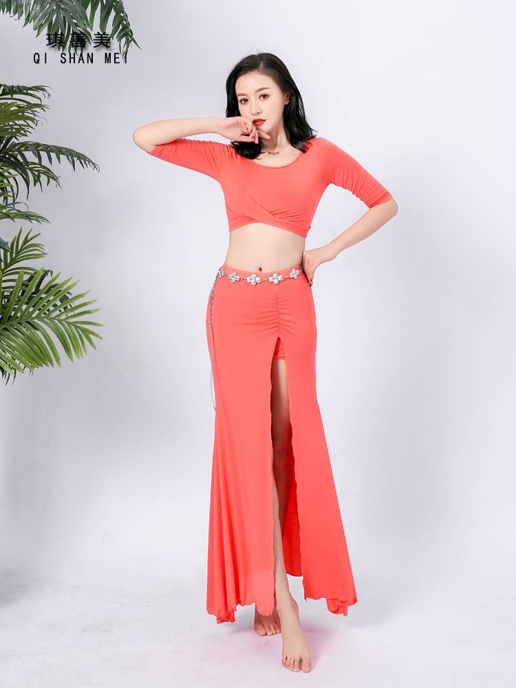 Belly Dance Practice Server Skin Skin Skirt Sexy Modal Beginner Large -size Female Adult Performance Services Summer