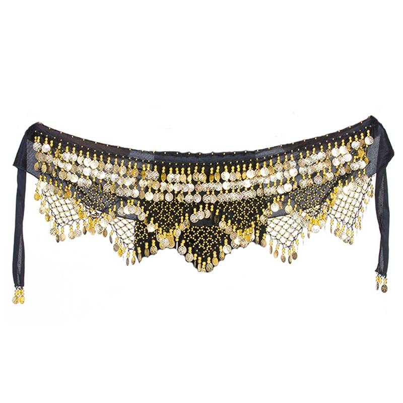 Belly dance waist chain hip scarf new Indian dance waist scarf performance clothing beginner belt overweight ultra -sound waist seal