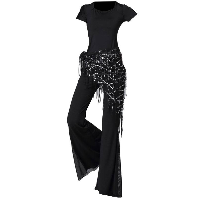 Belly dance clothing women's body training set Fresh pants Oriental dance exercise service belly dance performance service elegant spring