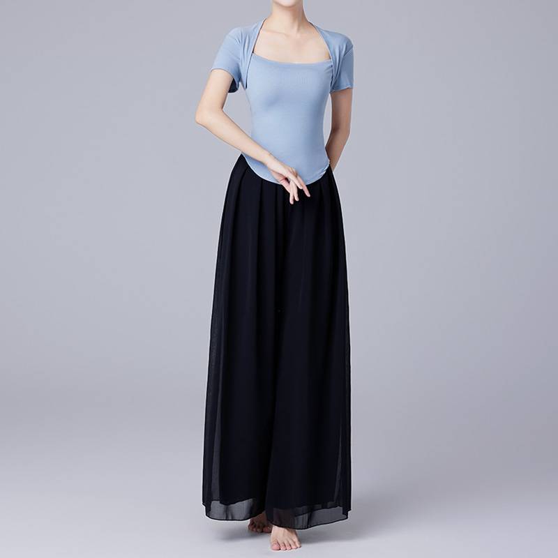 Belly Dance Classical Dance Practice Female Permanent Leg Pants Chinese Dance Ethnic Clothing Adult Modern Dance Sports Clothing