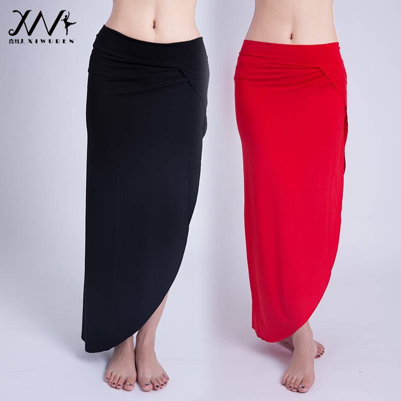 Yingzi New Belly Dance Practice Hip Scarf Classic Skirt Moder Cotton Belly Dance Belly Dance Long Skirt