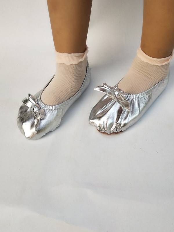 Adult belly dance shoes Children's soft sole shoes dance shoes Indian dance practice ballet gold soft bottom dance shoes