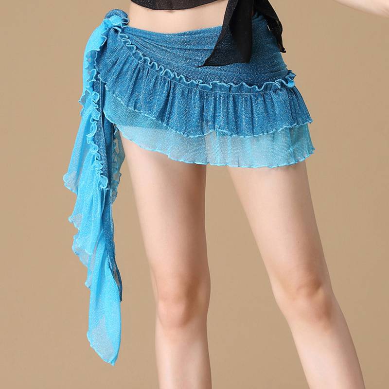 2024 new belly dance waist chain hip hip -to -waist skirt, adult wild sexy beginner practice service hip hipline short skirt female