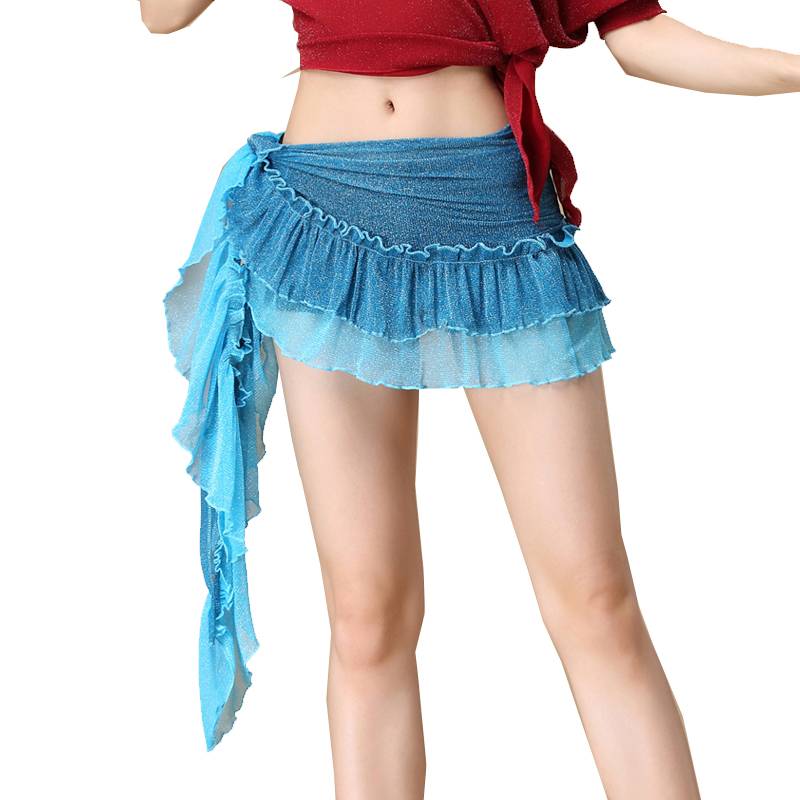 2024 new belly dance waist chain hip hip -to -waist skirt, adult wild sexy beginner practice service hip hipline short skirt female