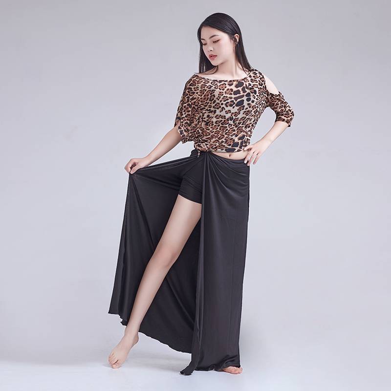 2024 new summer belly dance exercises, mesh sexy large size, thin oriental dance exercise performance skirt