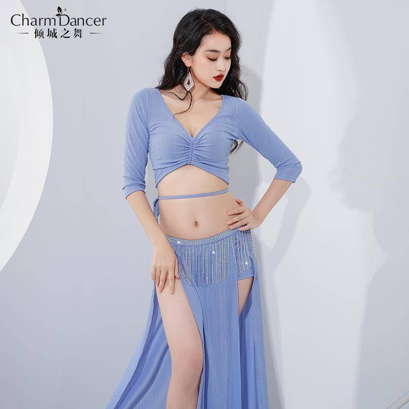 2024 new dance new dance new belly dancers, moved drilling, drilling flow, Su Qing luxury double split practice