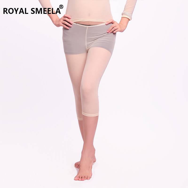 Belly dance pants under the practice service female 2024 new beginner sexy dance bottom pants net yarn cropped pants