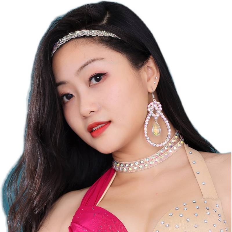 Dancer Oriental Dance Head Gowers 2021 New Belly Dance Handmade Accessories Exotic Forehead Hair Mosaur