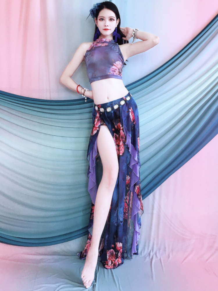 Belly Dance 2024 new practice clothing beginner clothes Oriental dance dance dress skirt set summer female