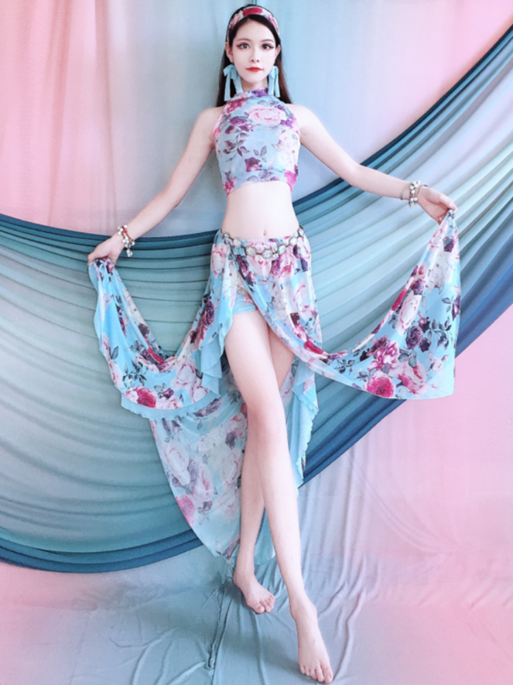 Belly Dance 2024 new practice clothing beginner clothes Oriental dance dance dress skirt set summer female