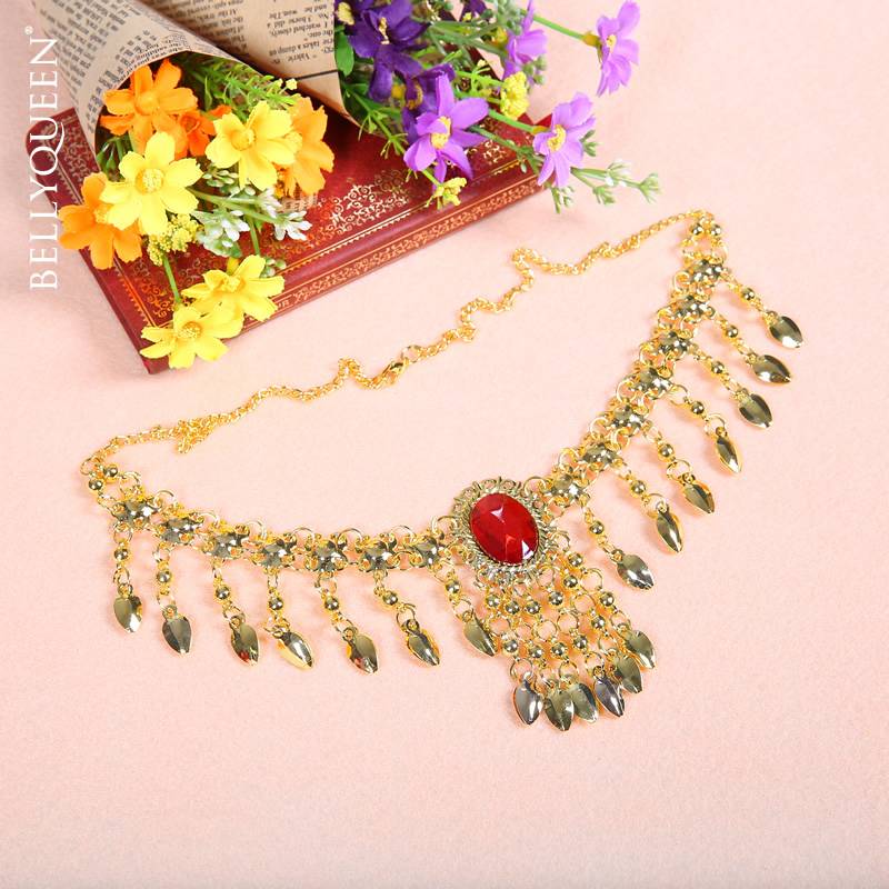 Daily special offer belly dance necklace Indian dance set decoration special price new cervical accessories big drill necklace