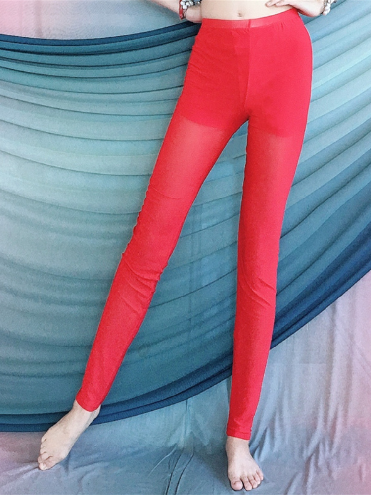 Belly dance 2024 new exercise uniform bottoming pants gauze nine -point pants leggings under children