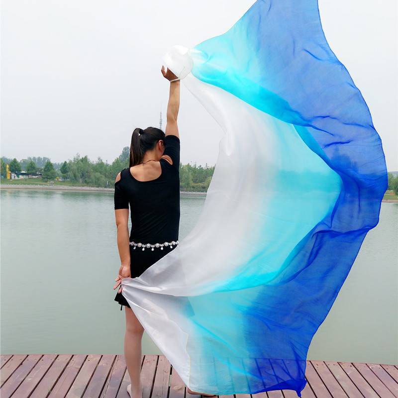 Belly dance scarf True Silk Dance Performance Performance Performance Performance Prop