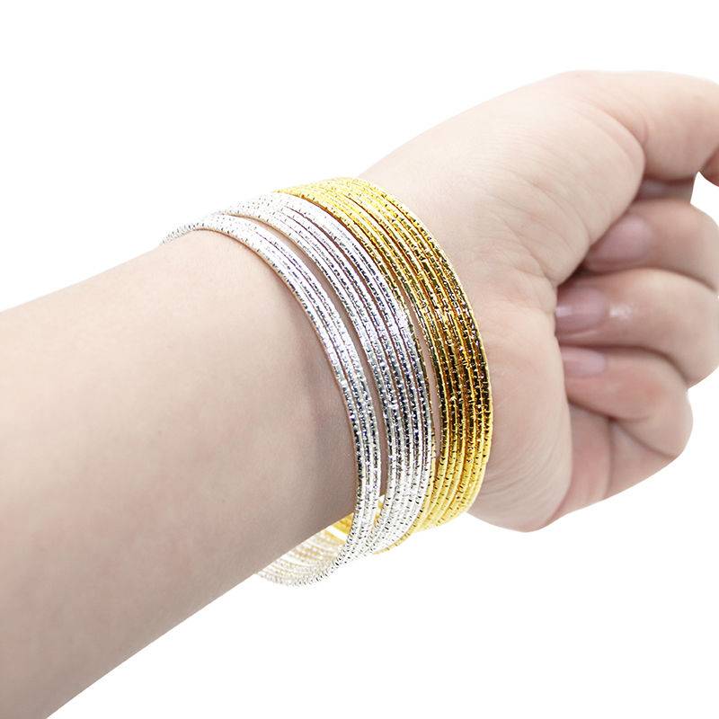 Indian dance bracelet belly dance bracelet accessories wedding gownshin plated ancient style exotic fine circle multi -ring jewelry