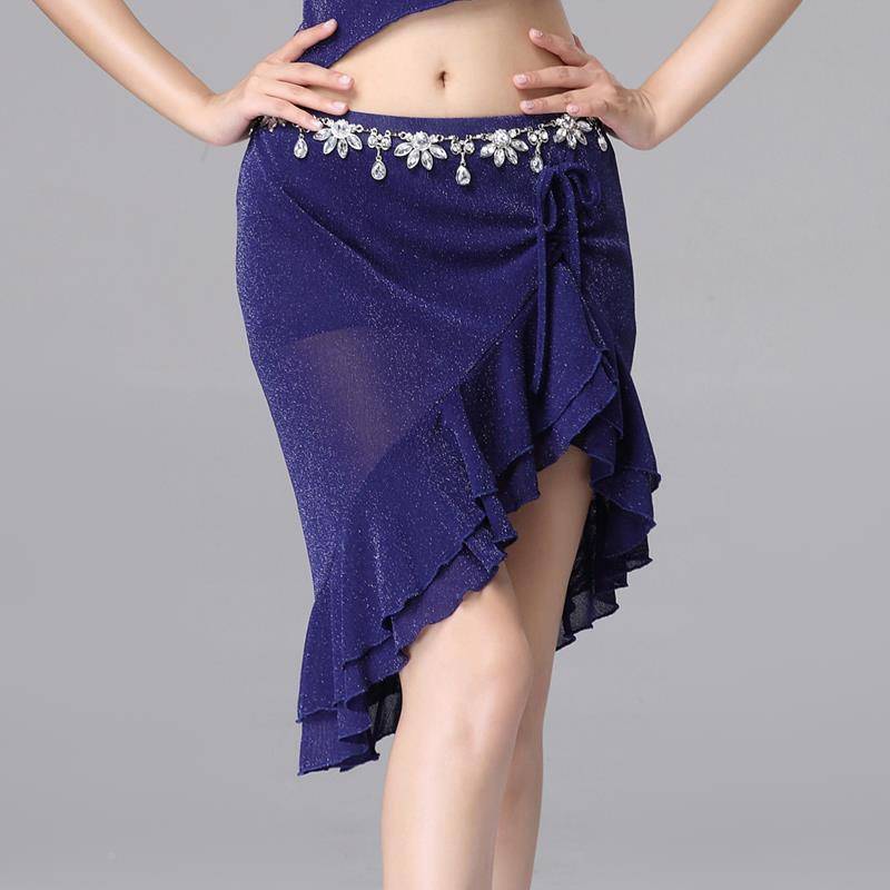 Belly dance skirt with single skirt 2 practice 0 half 24 new skills, belly dance under the dance, dare skirt sexy large size Oriental dance