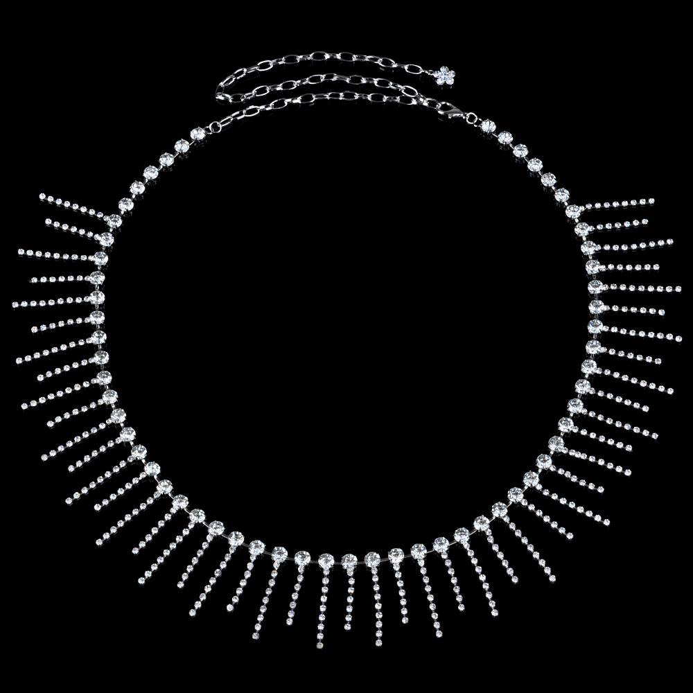 New belly dance accessories belly dance crystal white diamond waist chain dance supplies