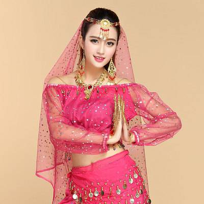 Belly Dance Head Gauze Adult Belly Dance Top Substander Accessories Speed Scarf Gine Seecies Head Scarf Hand Tolls