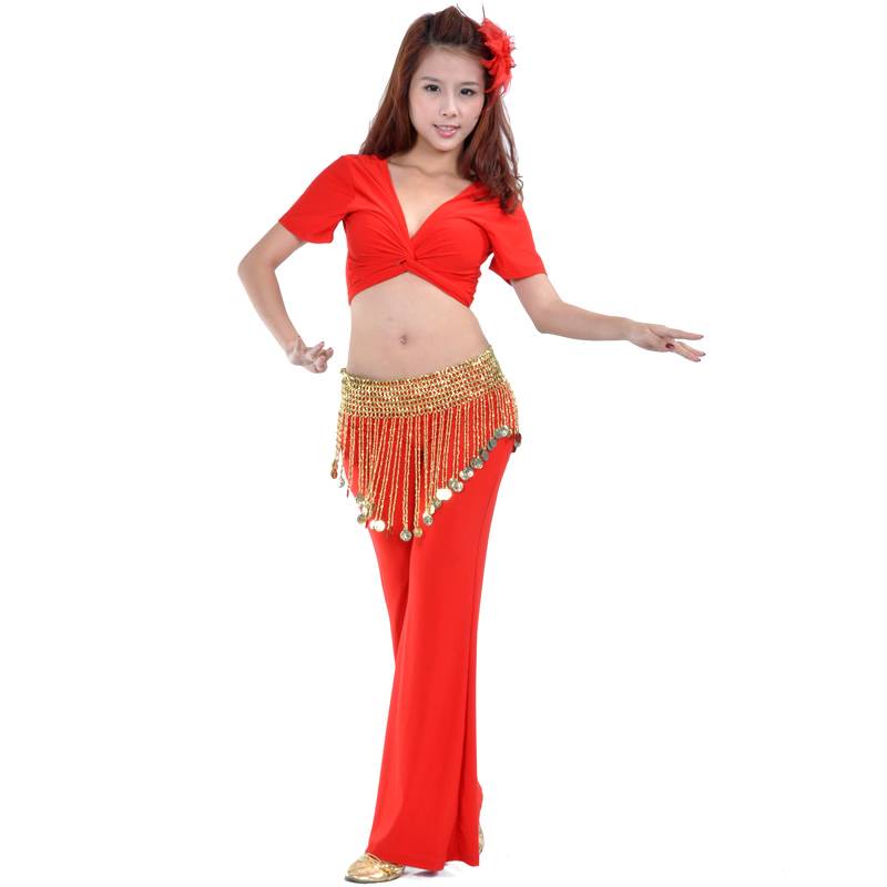 Dancer Belly Dance Triangle Drink Coin Belly Belly Dance Belly Dance Belly Chain Clothing Set Popularity Pine waist Scarf