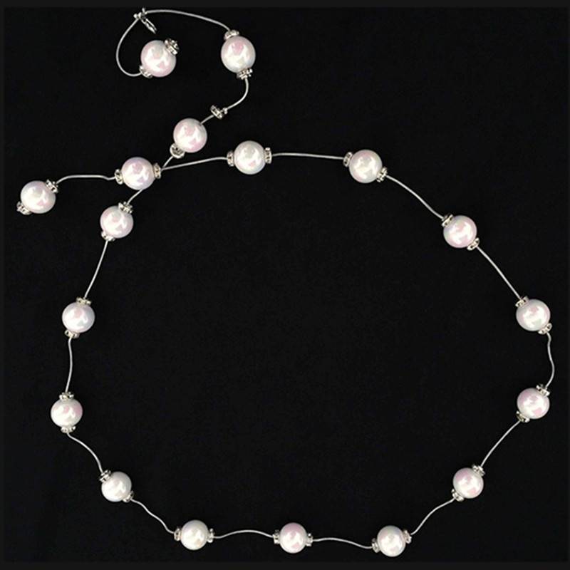 Dance -wing belly dance waist chain decorative belt Indian dance iron chain dress Oriental dance pearl waist chain