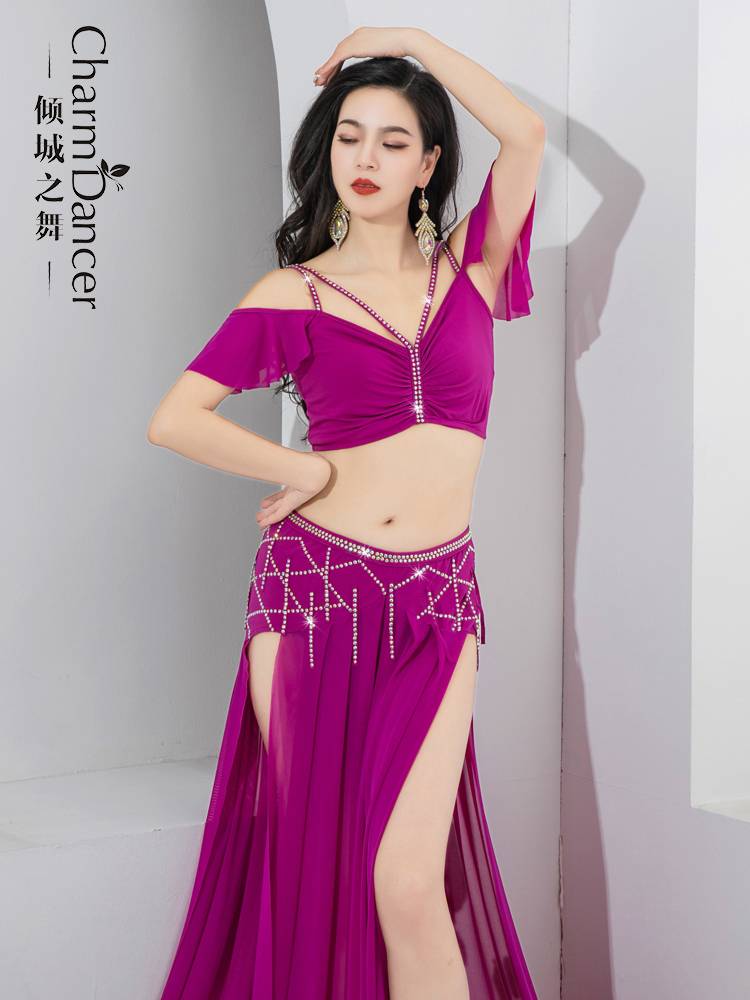 Qingcheng Dance Belly Dance Service 2024 new original niche design light luxury belly dance exercise performance clothing