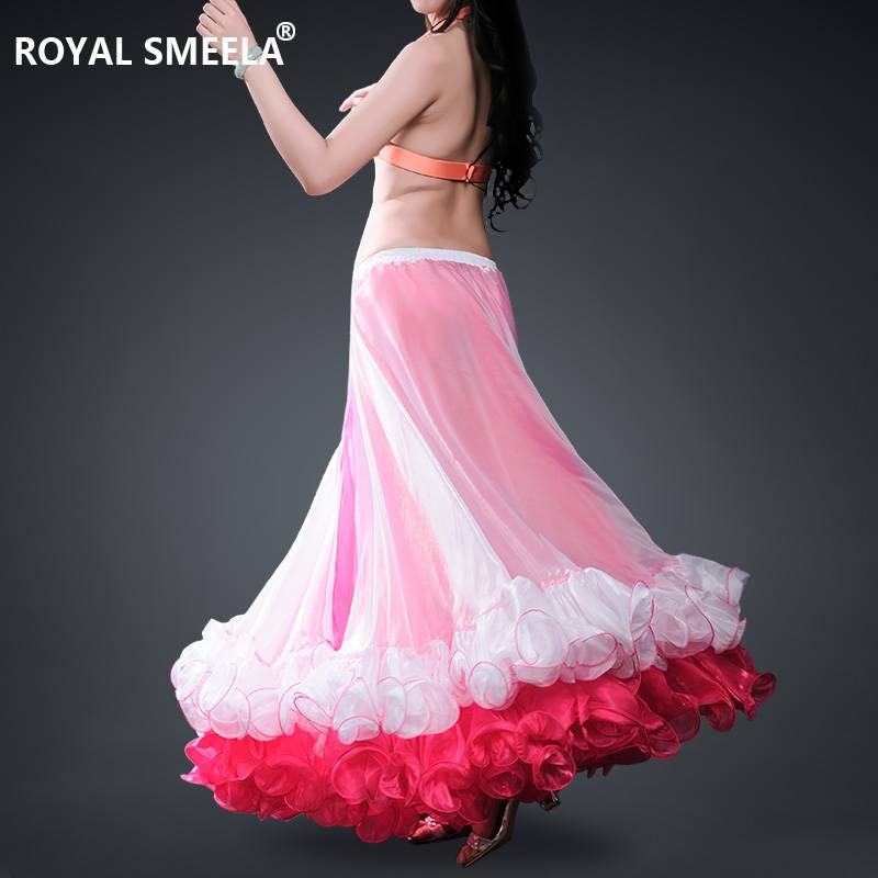 Belly dance skirt under long skirt 2024 new high -end oriental dance exercise uniform spring and summer sexy performance big skirt