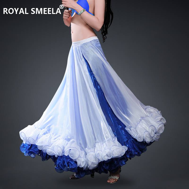 Belly dance skirt under long skirt 2024 new high -end oriental dance exercise uniform spring and summer sexy performance big skirt