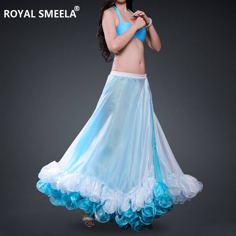 Belly dance skirt under long skirt 2024 new high -end oriental dance exercise uniform spring and summer sexy performance big skirt