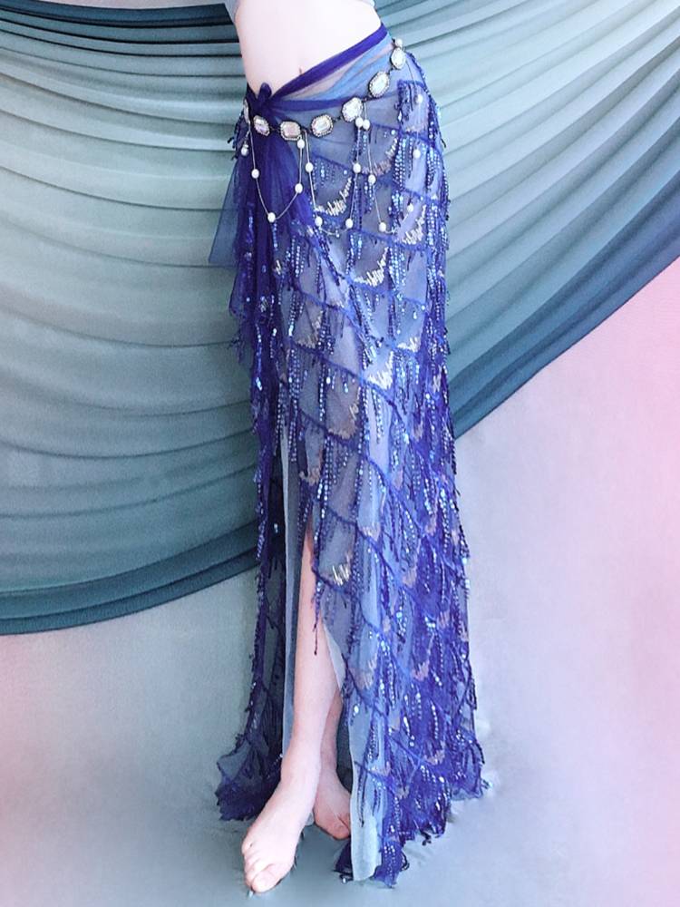 Yanxin Huimei new belly dance apron hip towel practice service 2024 under the lace waist scarf dance female