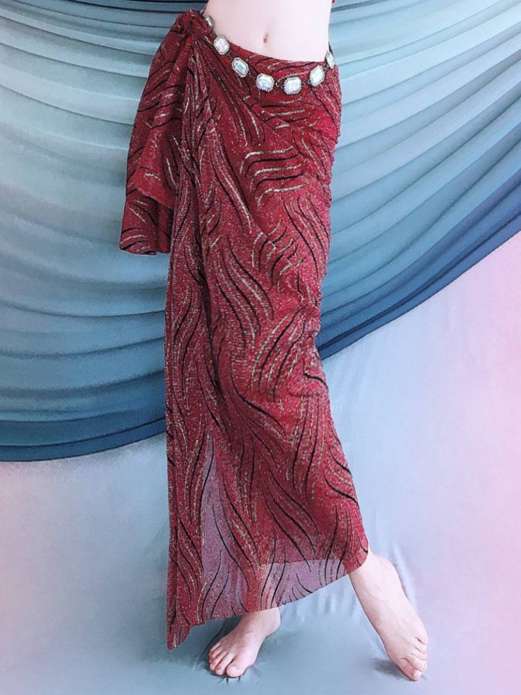 Yanxin Huimei new belly dance apron hip towel practice service 2024 under the lace waist scarf dance female