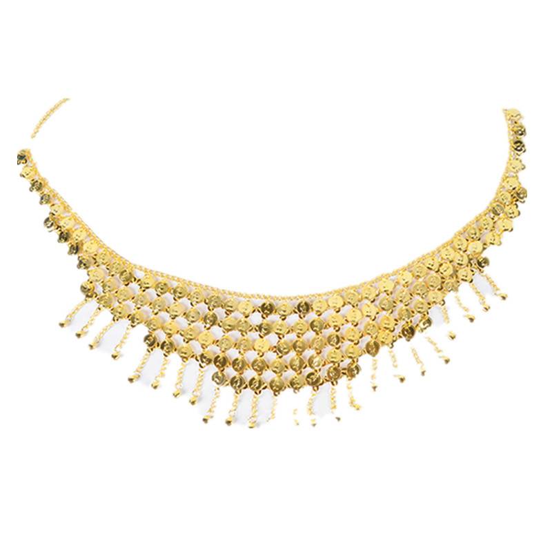 New belly dance waist chain beginner waist bell oriental dance waist loud gold coin belt gold coin waist chain versatile