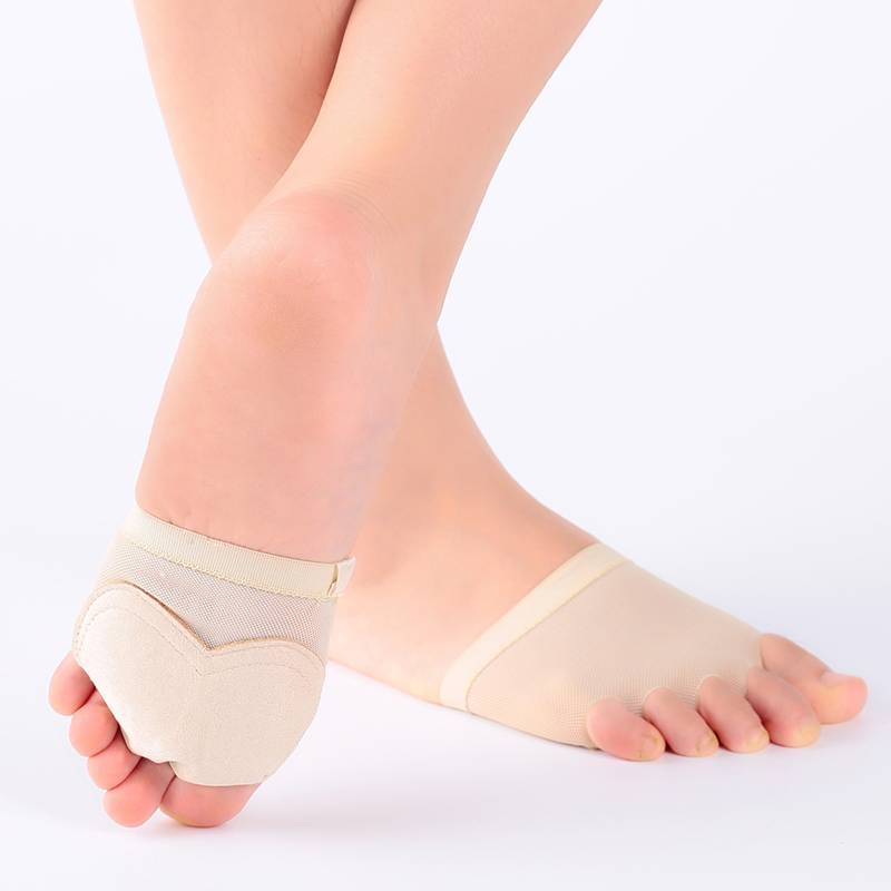 2022 new five -hole belly dance half -shoe feet handle ballet gymnastics dance exercise shoes Latin dance front palm