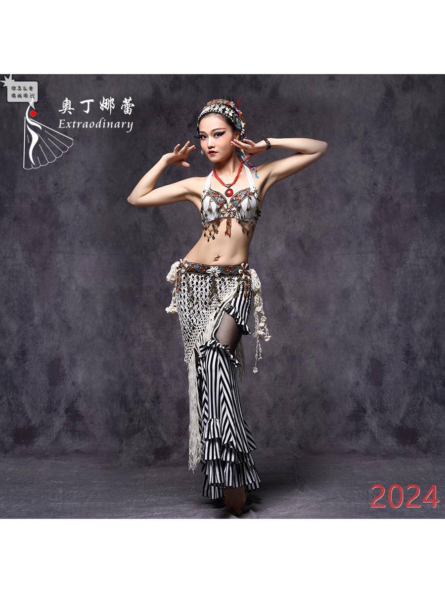Belly Dance waist chain tribal hip hip towel exotic white tribe princess clothing Yunnan version of photo clothing