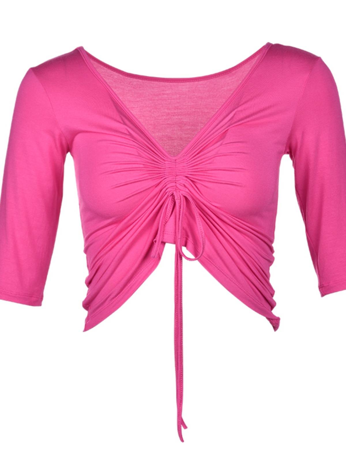 Belly dance top, upper body 2024 summer new practice costumes Modal's thin and covered belly, big size girl