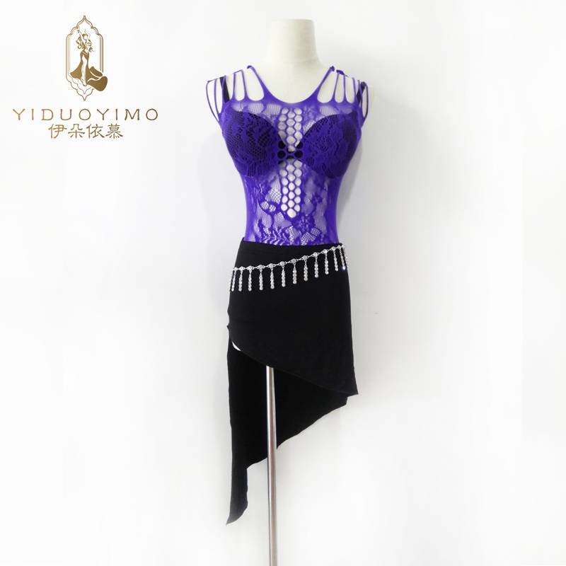 Yidui Belly Dance Belly Belly Vetes Hollow Belly Dance Practice Uniform 2024 new sexy suspender top