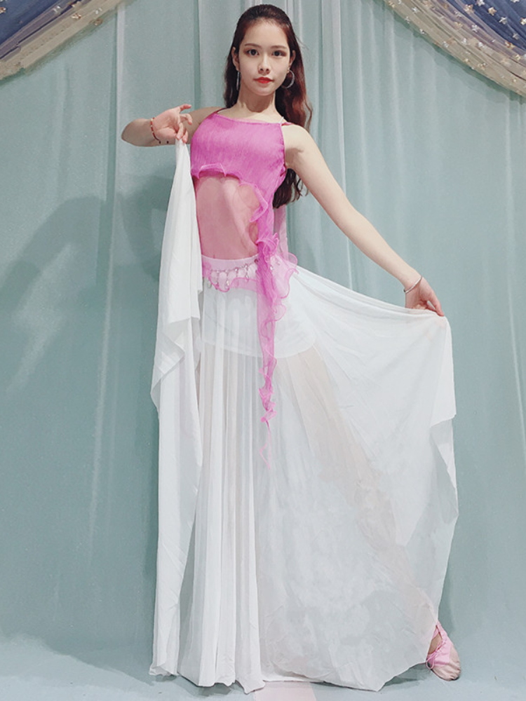 Baiya Qianhui 2024 Belly Dance Clothing National Dance Classical Dance New Chinese Style Modern Dance Performance Service