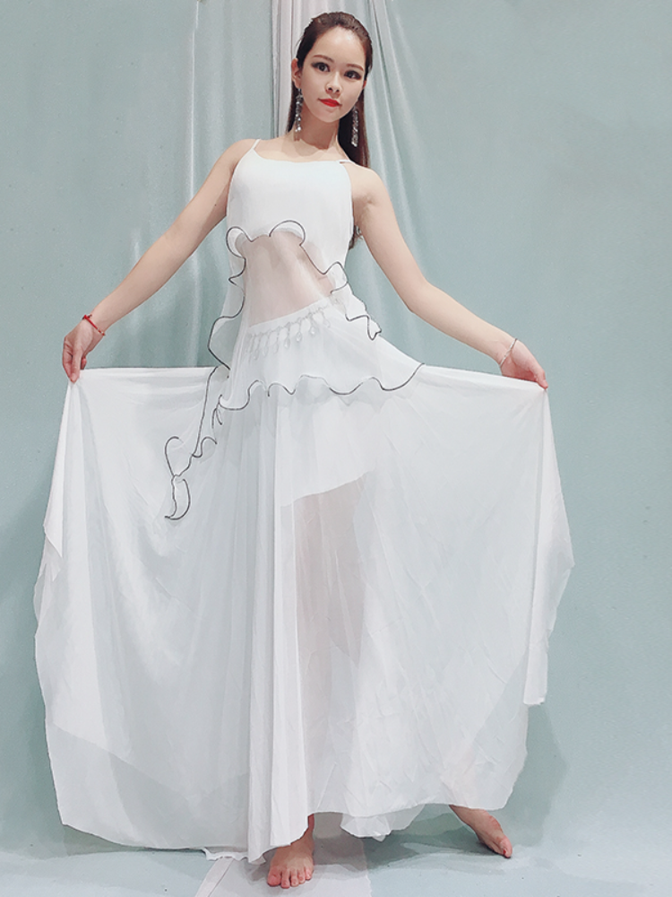 Baiya Qianhui 2024 Belly Dance Clothing National Dance Classical Dance New Chinese Style Modern Dance Performance Service