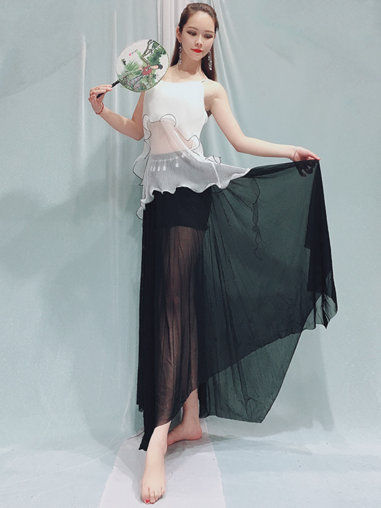 Baiya Qianhui 2024 Belly Dance Clothing National Dance Classical Dance New Chinese Style Modern Dance Performance Service