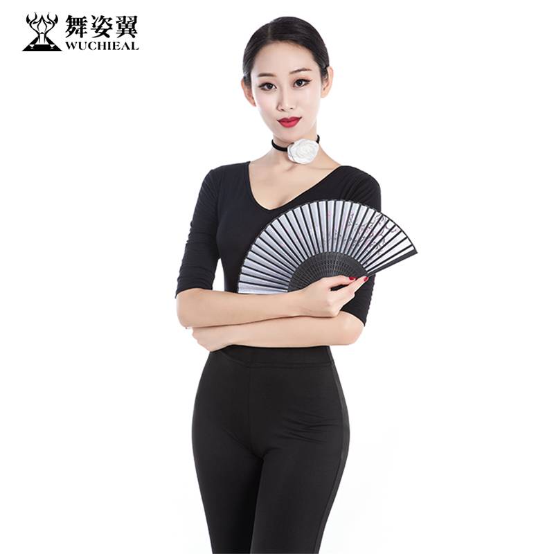 Dance posture wing ceremonial clothing 2023 new self -slim training service walking show belly dance practice dance dance body clothing suite