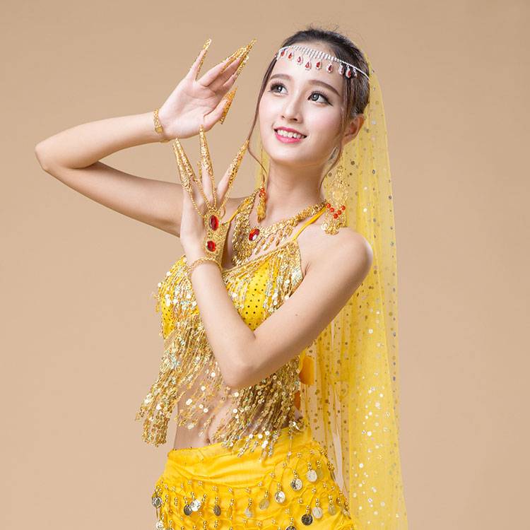 Belly dance top band practice service 2022 new sexy breast performance service practice dance dance